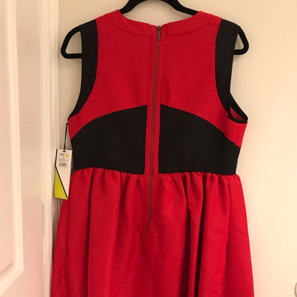 Pranav Gurung for Target red dress w/ pockets XXO - Picture 4 of 7